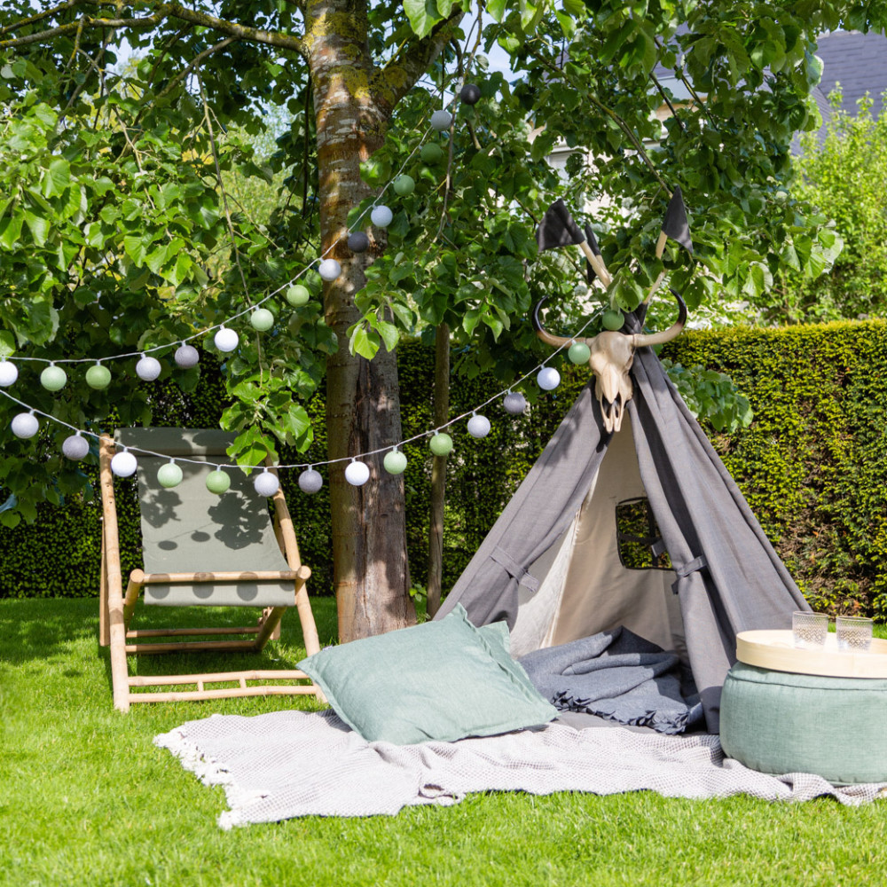 Cotton Ball Lights Outdoor starter kit lichtslinger - Verde
