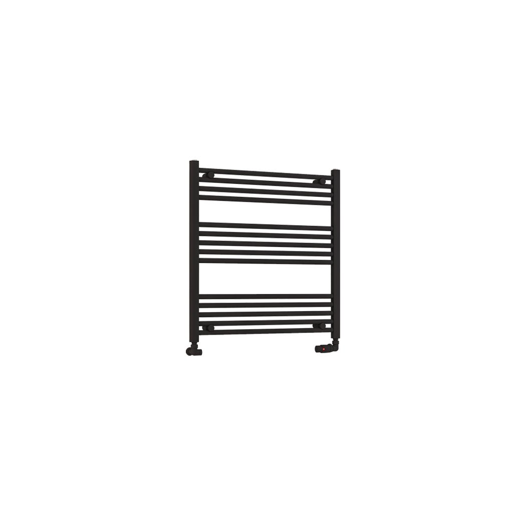 Eastbrook Wendover handdoekradiator 75x80cm 551W zwart mat