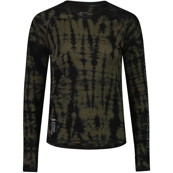 T-shirt thermique MONS ROYALE MONS ROYAL WMNS BELLA LS OLIVE TIE DYE