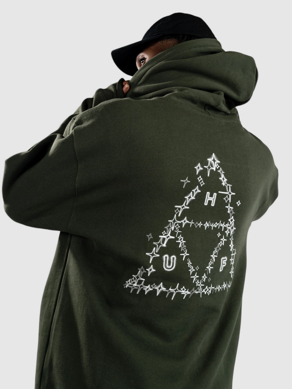 HUF Gleam P/O Hoodie hunter green