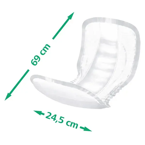 Absorventes anatômicos Confidence Secure, absorção de 8 gotas, 32 unidades