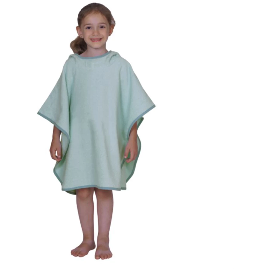 WÖRNER SÜDFROTTIER Uni Badeponcho mint Gr. 6075