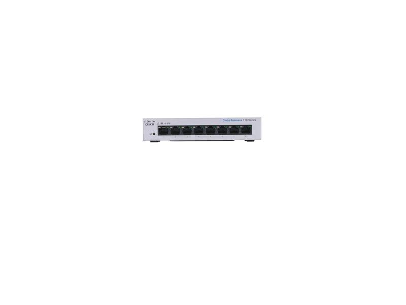 Cisco Switch CBS110-8T-D-EU 8 Port Unmanaged Switches der Cisco Business 110-Serie