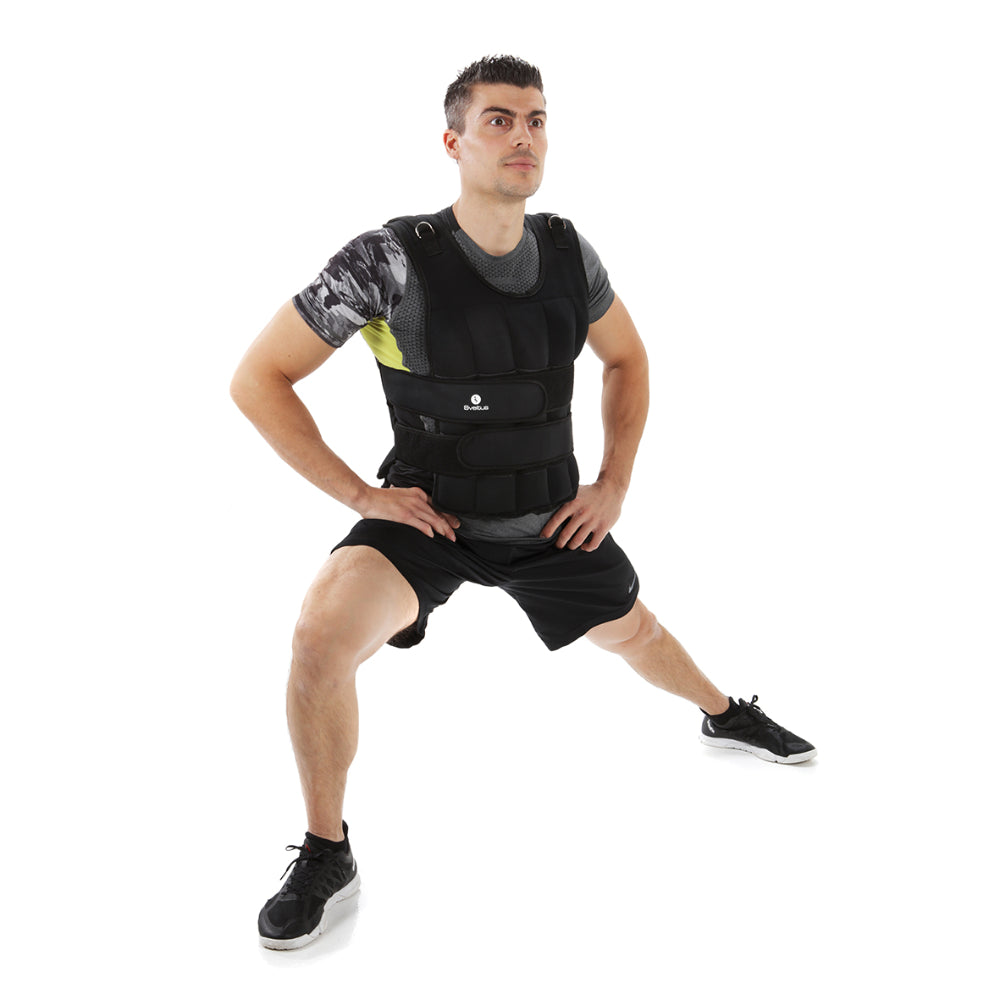 SVELTUS Gilet Lesté Homme 10 kg Noir