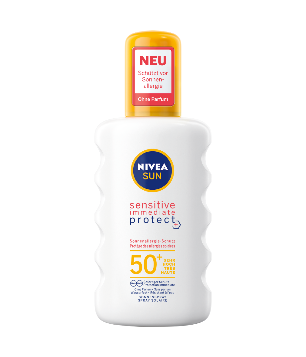 Nivea SUN Sensitive Immediate Protect Sonnenspray<br>200 ml, Spray, LSF50+