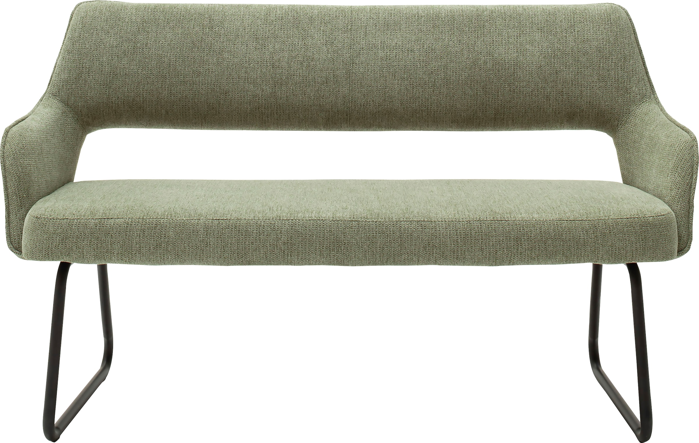 MCA furniture Polsterbank »Bangor« Sitzbank frei im Raum stellbar,Stoffbezug, Breite 175 cm