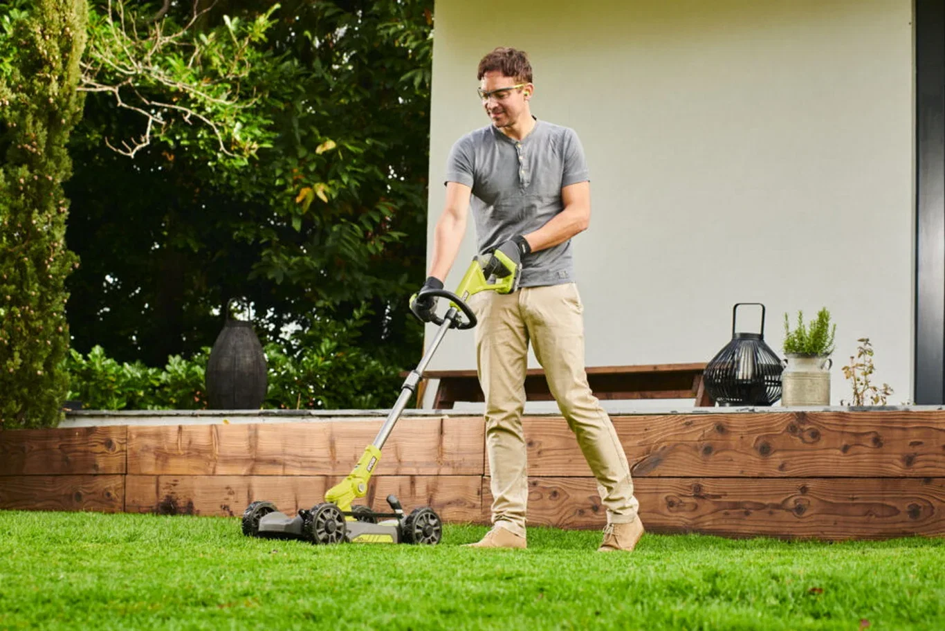 Ryobi Gressklipper/gresstrimmer RY18LMC30A-0 Bredde 17 cm
