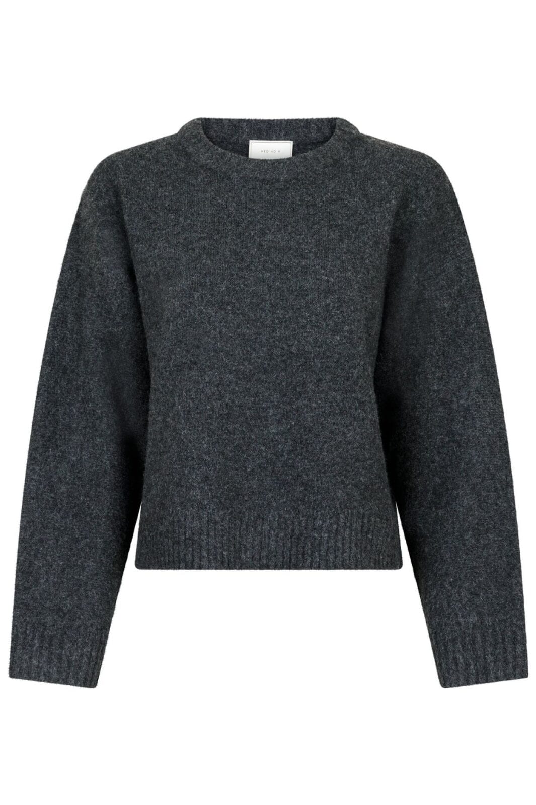 Neo Noir Detri Solid Knit Blouse antracit