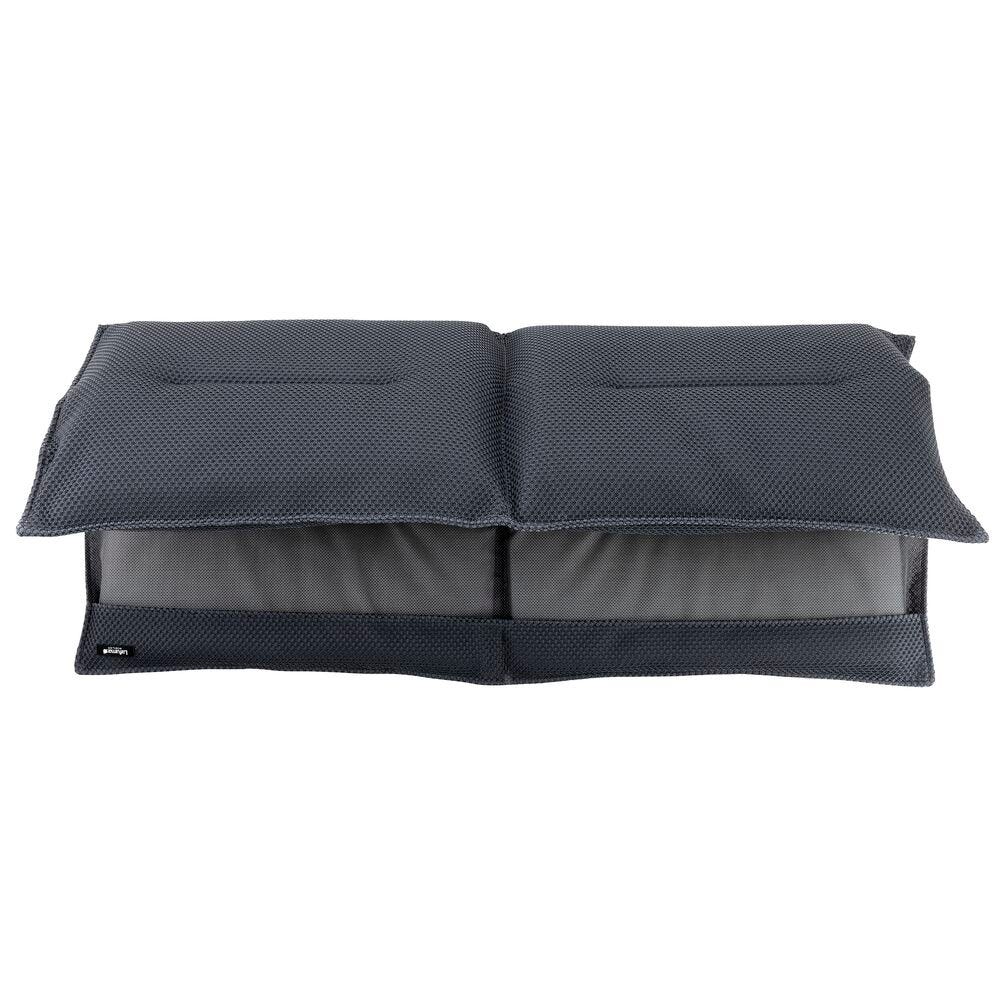 Abnehmbare Polsterauflage 2-Sitzer-Bank Vence BeComfort® Grau Dark Grey
