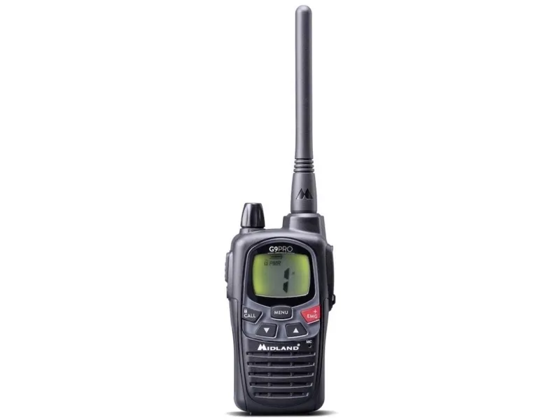 Midland G9 Pro Radio, enkelt, PMR LPD C1385