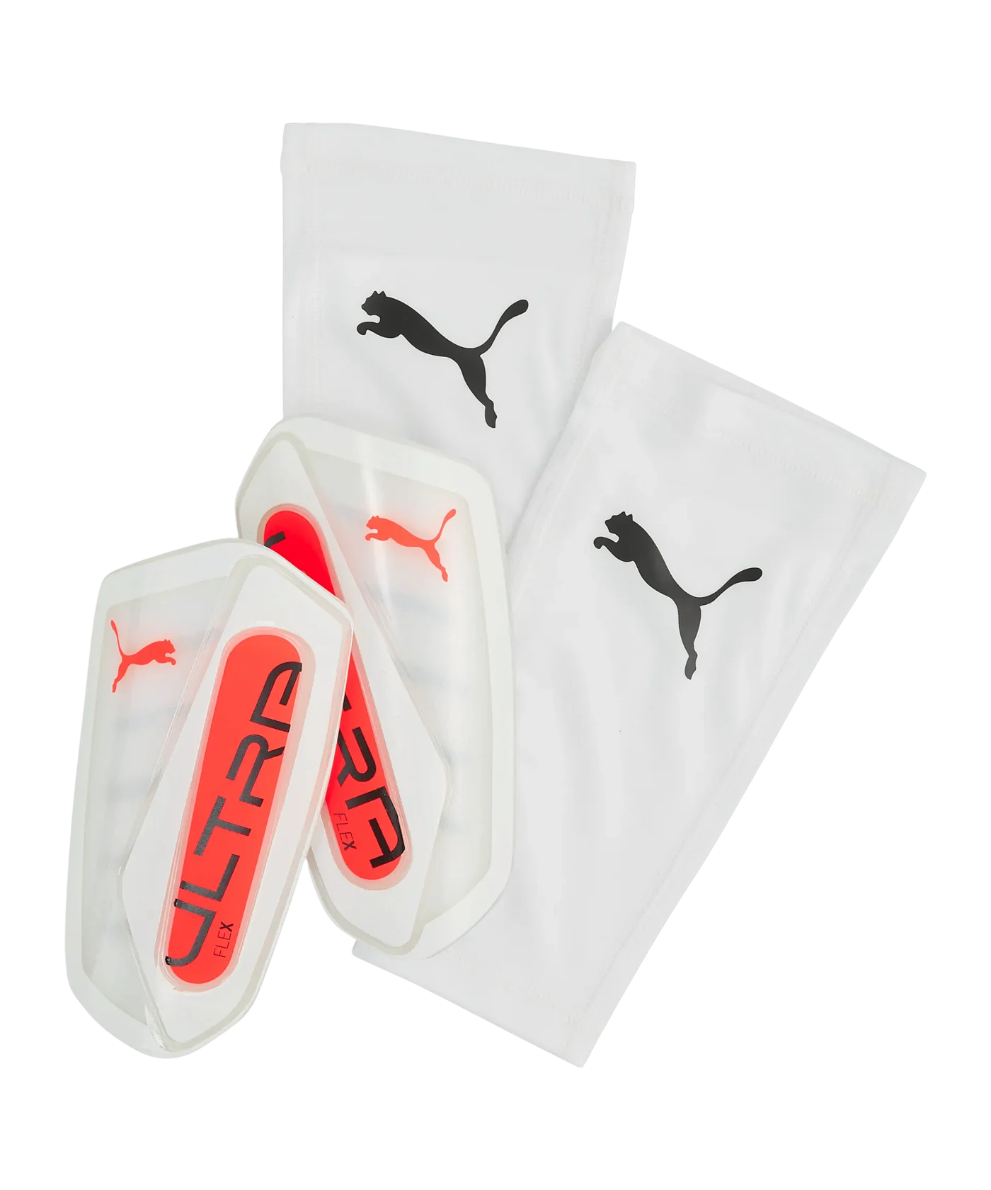 PUMA Ultra Flex Sleeve Schienbeinschoner Unlimited Weiss F01