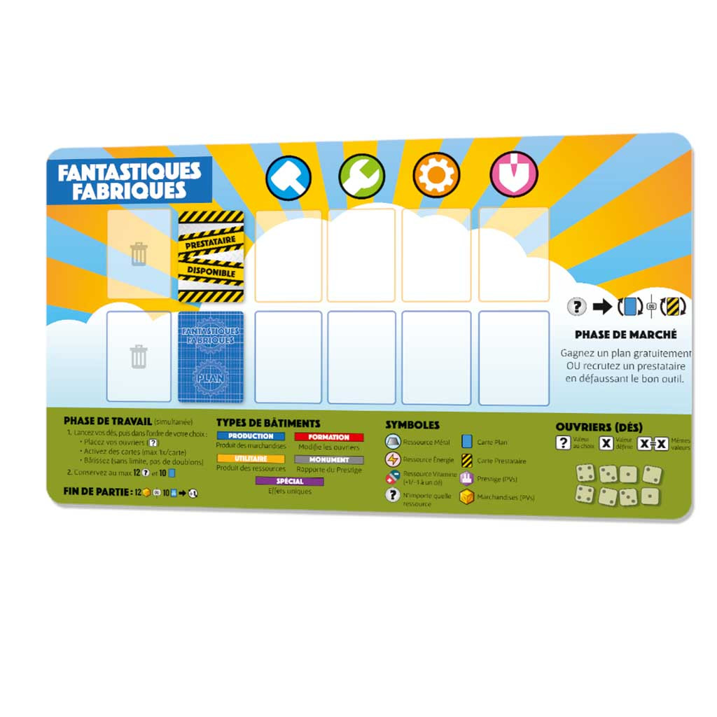 Fantastiques Fabriques - Tapis de Jeu