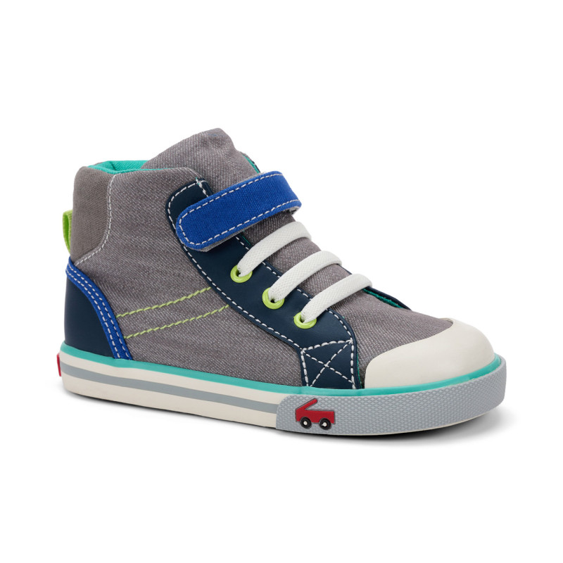 See Kai Run See Kai Run SKR Dane Gray Denim Blue
