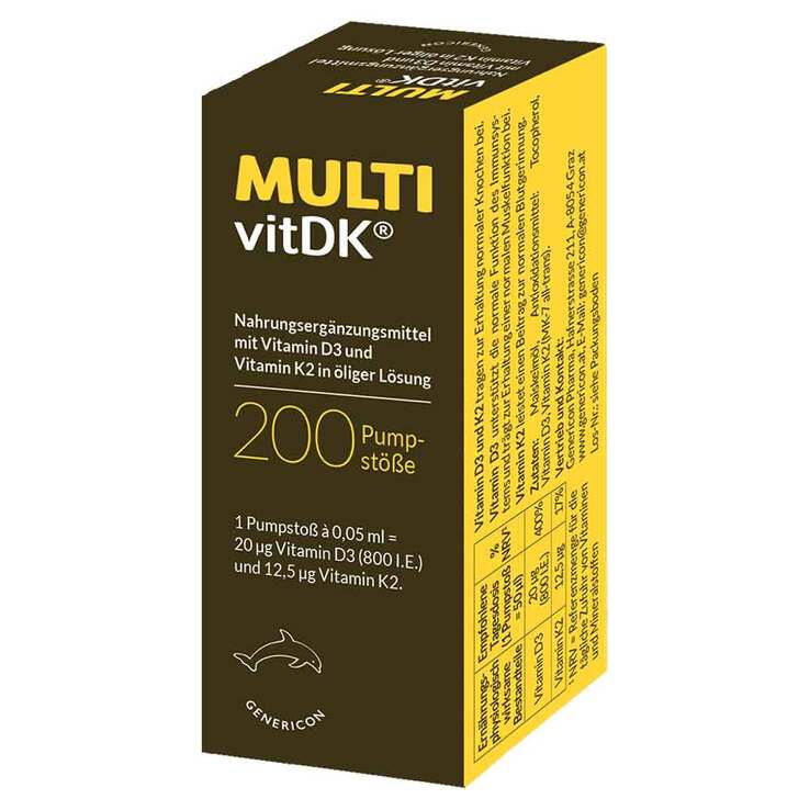 MultivitDK Lösung Vitamin D3 + K2, 10 ml
