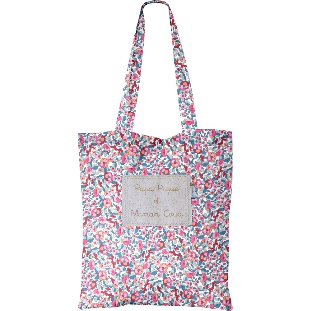 Sac Tote Bag Boutons Rose