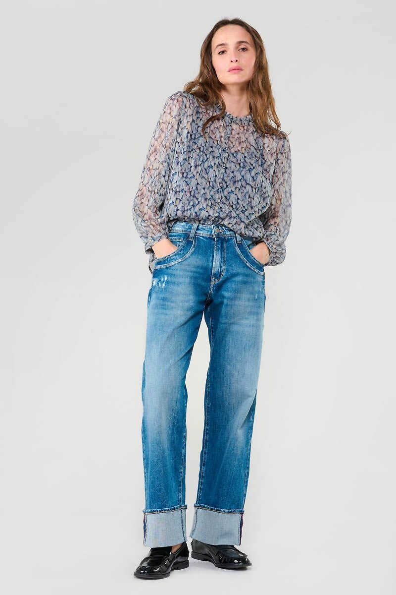 LE TEMPS DES CERISES<br>Blusa estampada flexível