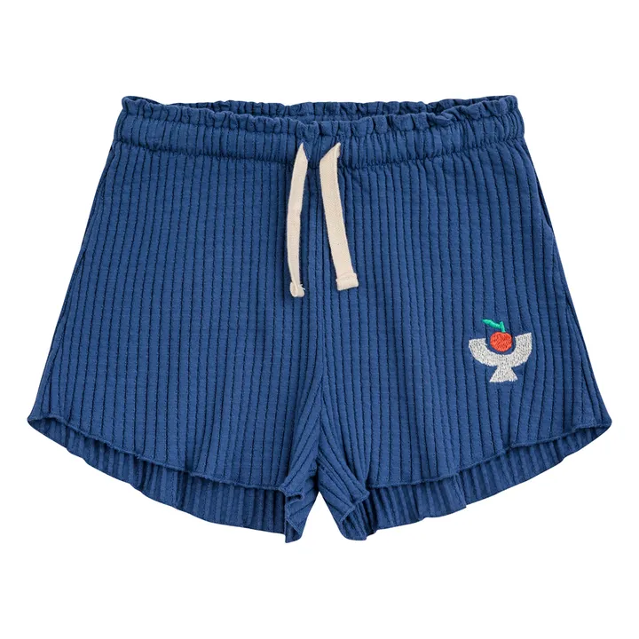 Bobo Choses Short Coton Bio Tomate | Bleu