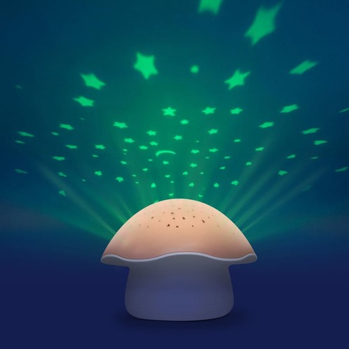 Projecteur d'étoiles Champignon rose - PABOBO
