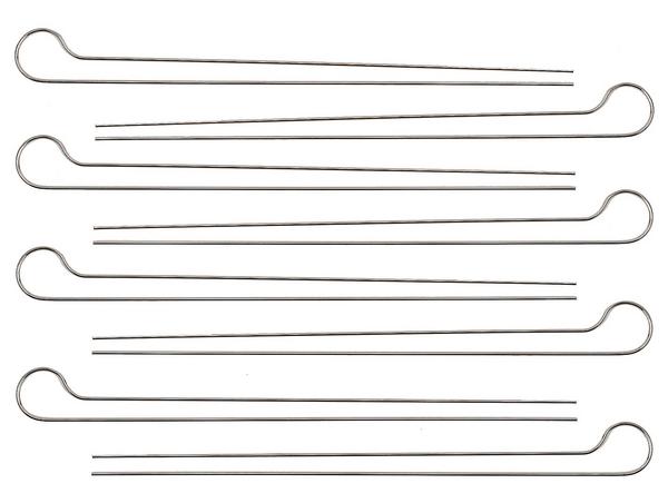 Weber Doppelspieße, 8 Stück