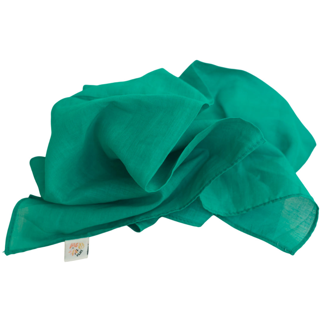 pit and play speeldoek regenboog - groen - 48x48 cm