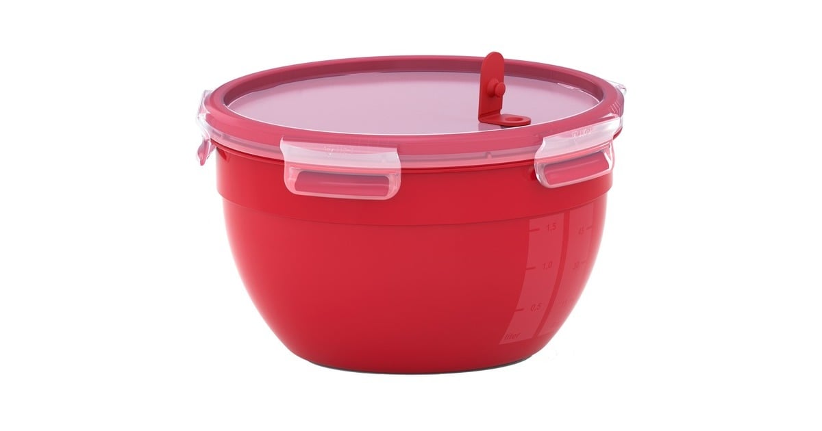 EmsaClip & Micro vershoudbakje 2,6 L doos  (Rood, rond)