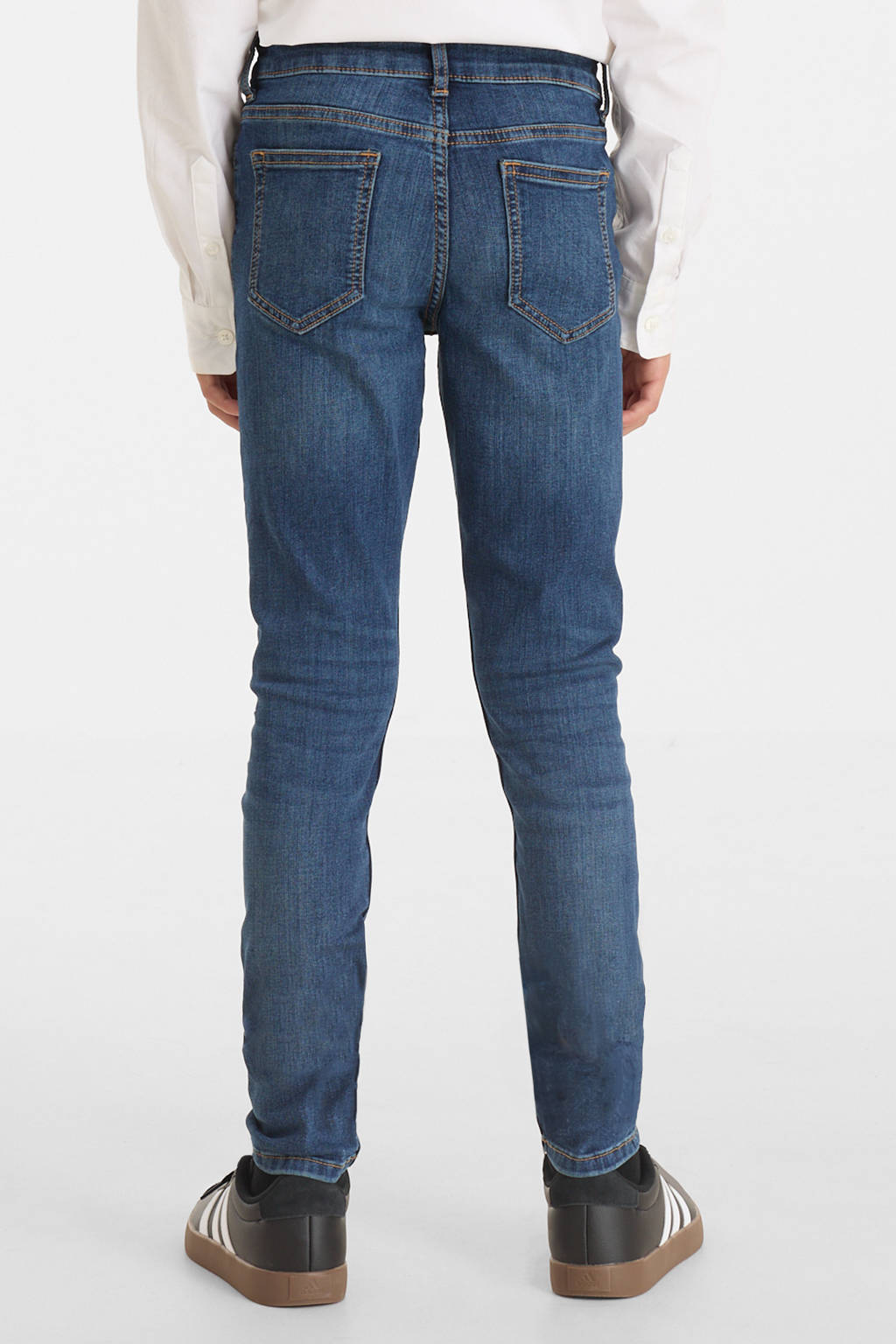 anytime skinny jeans blauw / zwarte denim