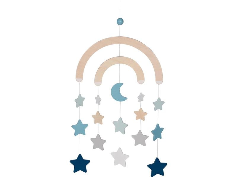 Goki Mobile Lifestyle Azur Blau/Grau/Nature Holzmobile