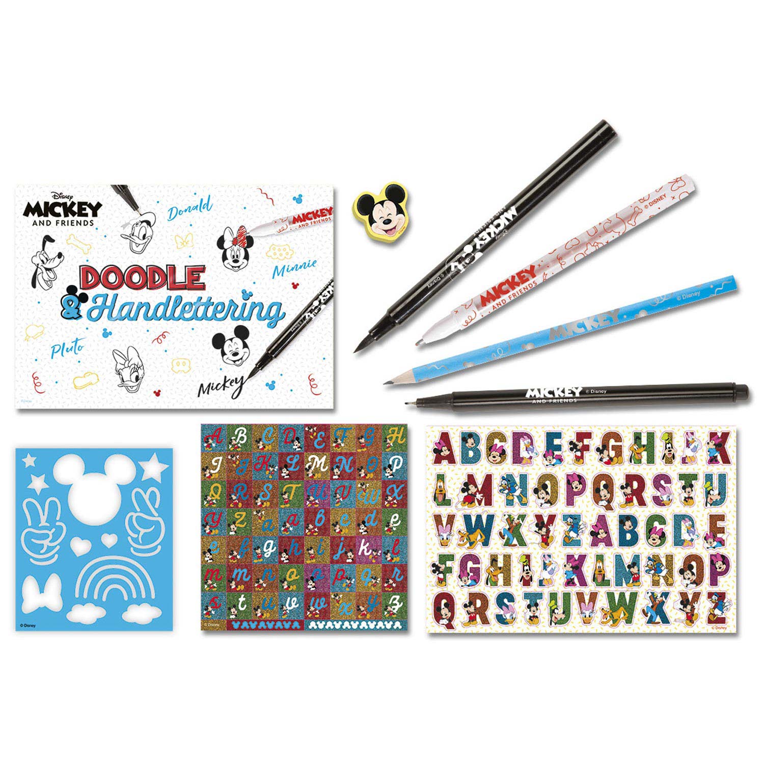 Totum Mickey Mouse - Doodle & Handlettering Set