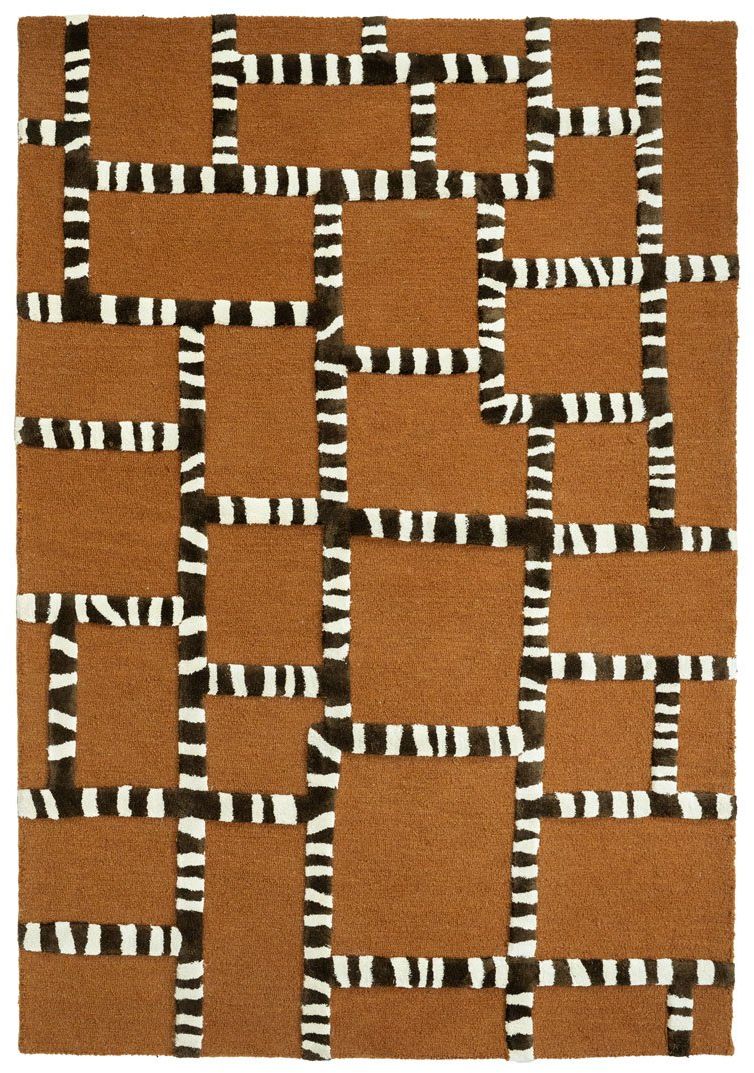 Vloerkleed StripeScape Caramel van By Boo