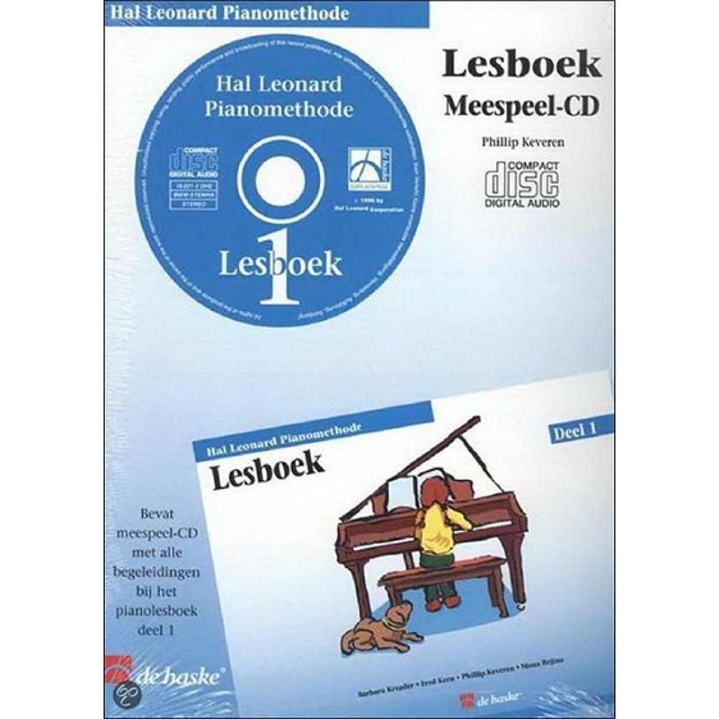De Haske Hal Leonard Pianomethode lesboek 1 meespeel-cd