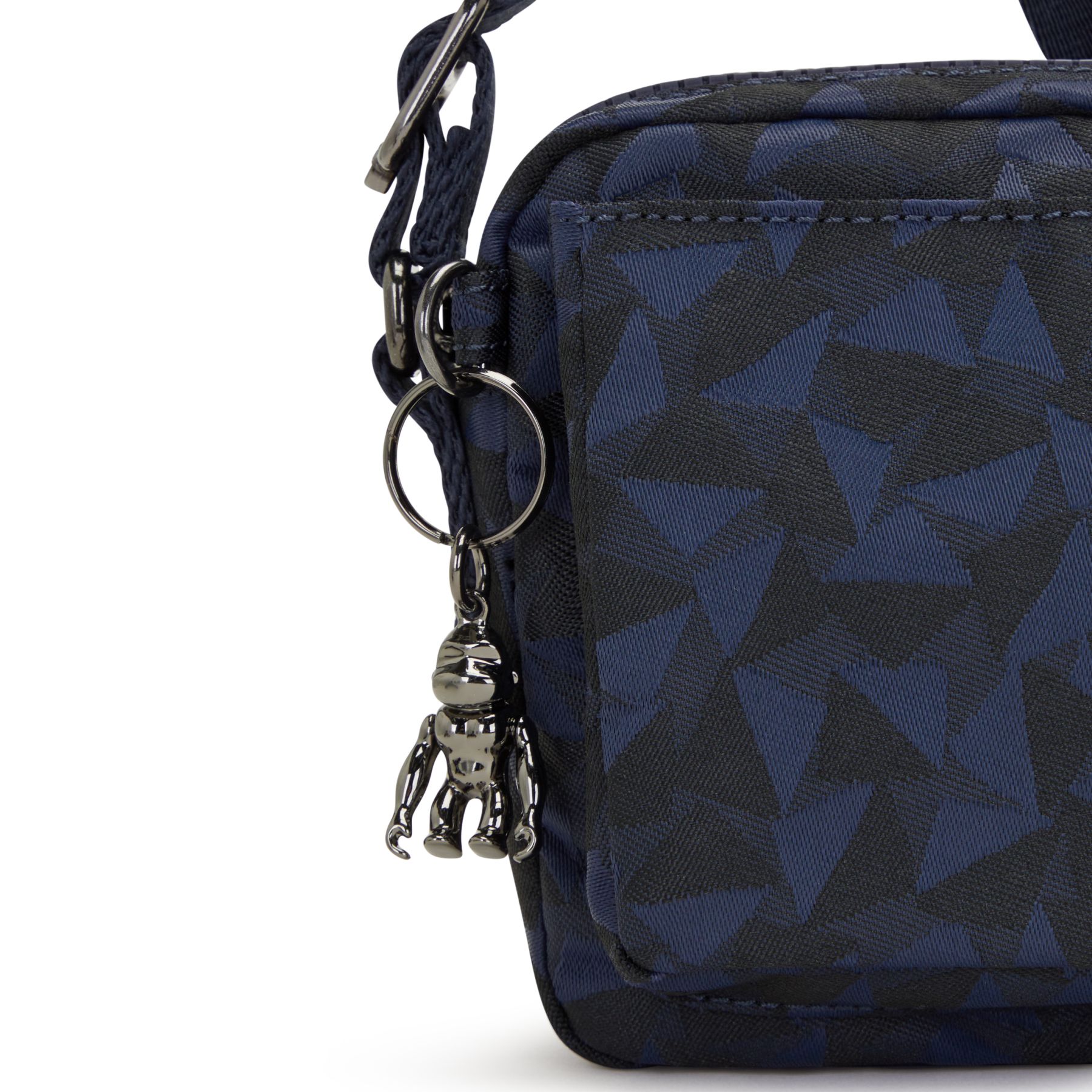 ABANU Mini Sac à Bandoulière avec Sangle Ajustable - Endless Navy Jacquard