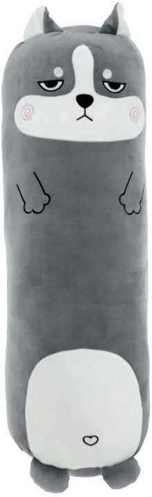 Unique Living knuffel Animal hond grijs H 60 cm