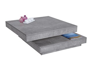 Couchtisch Ben Betonoptik Nachbildung ca. 78 x 34 x 78 cm