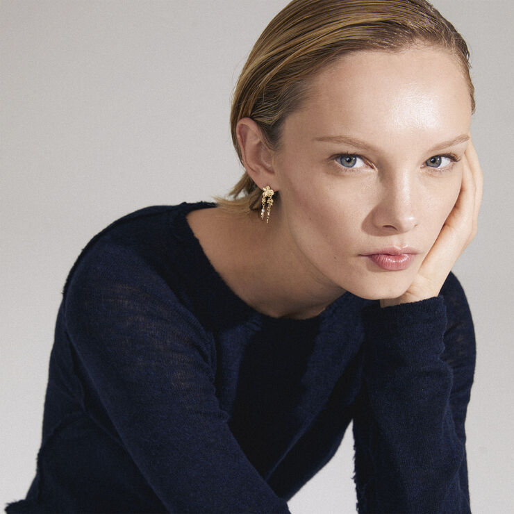 Pilgrim ZHURI recycled earrings gold-plated Guld