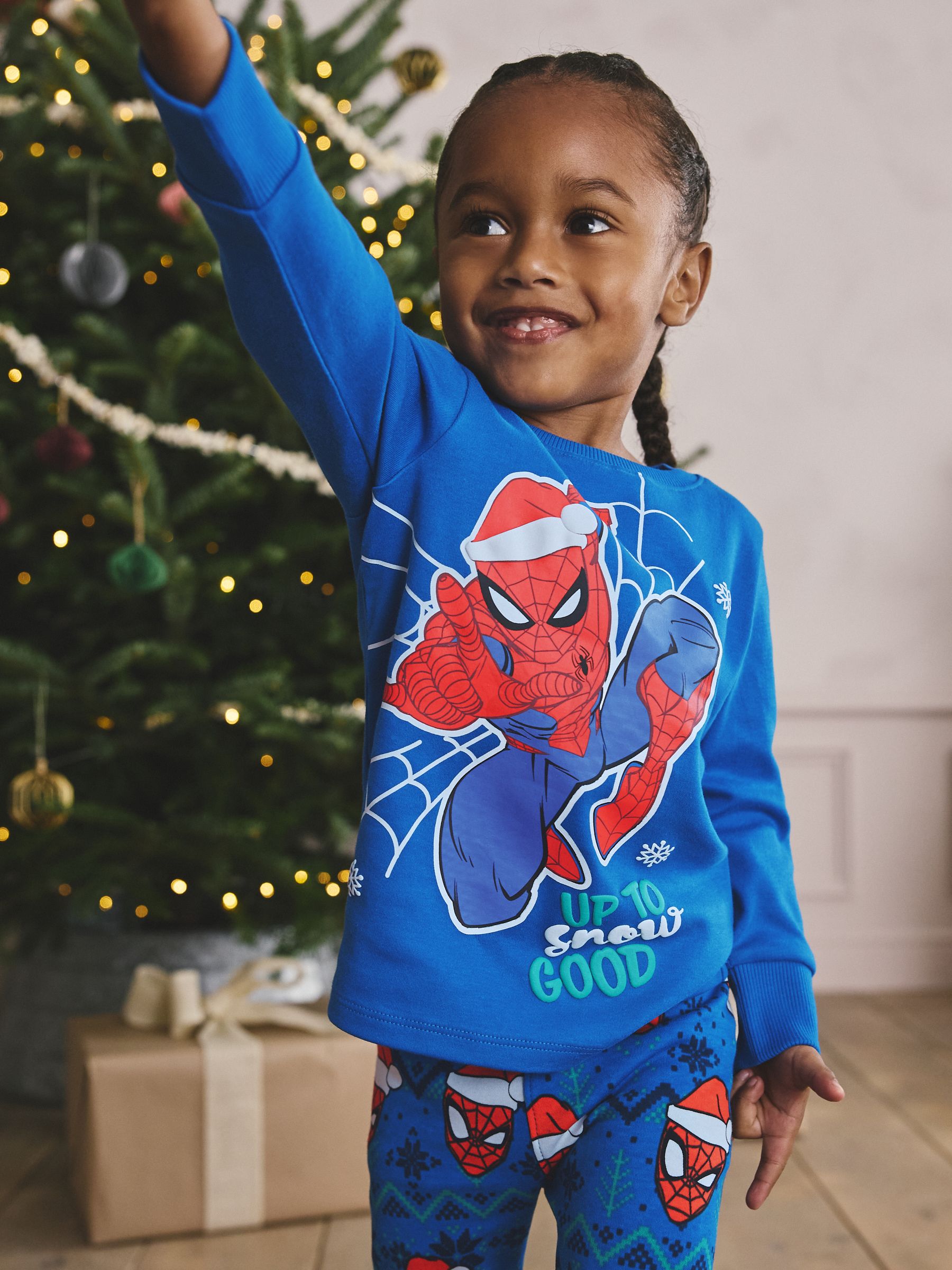 Blauw/rood Spiderman™ - Pyjama met enkele licentie (12mnd -10jr)