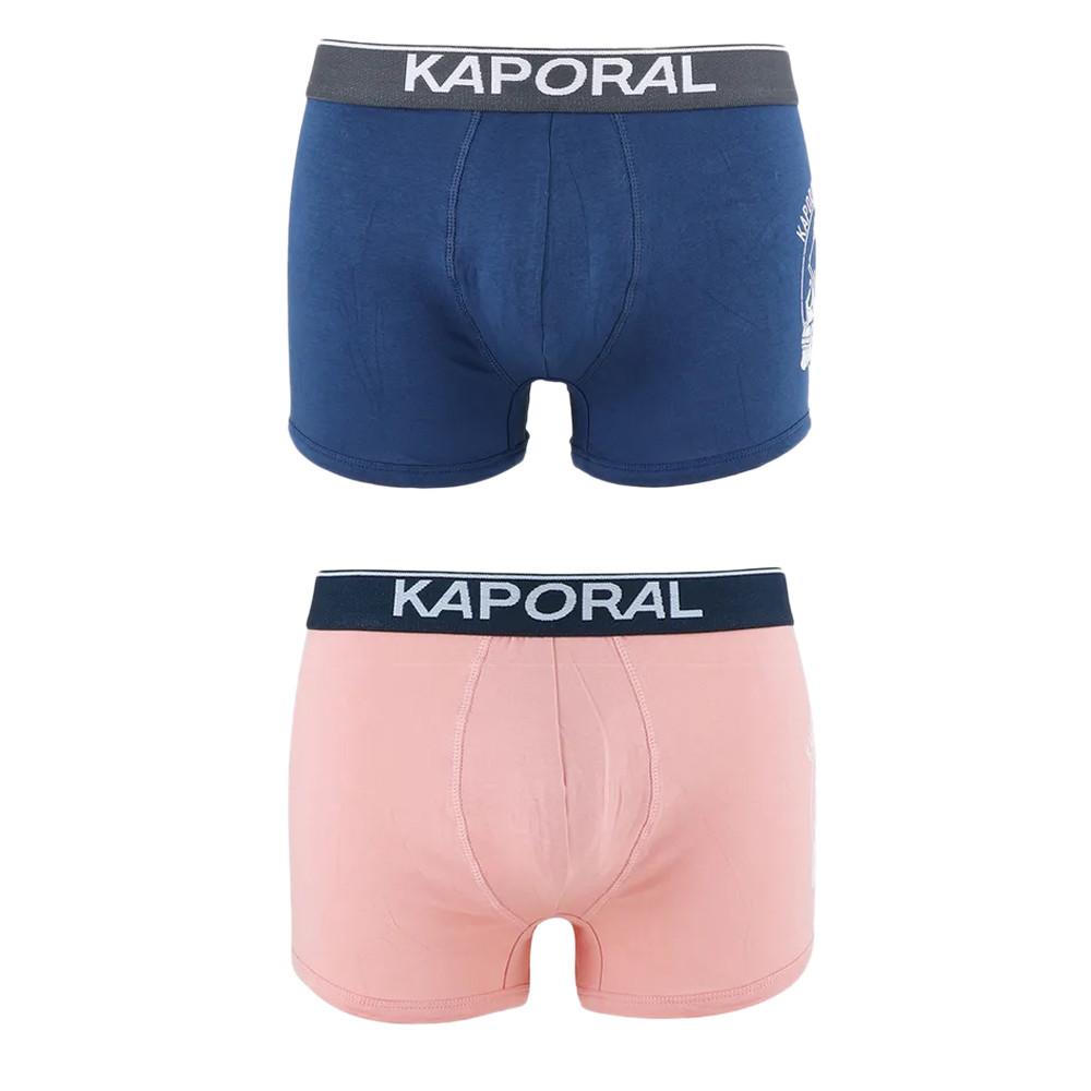 Kaporal X2 Boxers Bleu/Rose Homme Kaporal Tonye