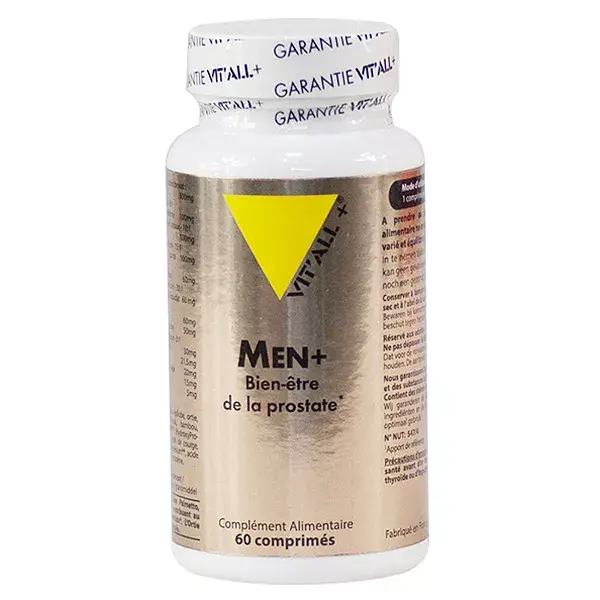 Vit'all+ Men+ Bien-être de la prostate - 60 comprimés