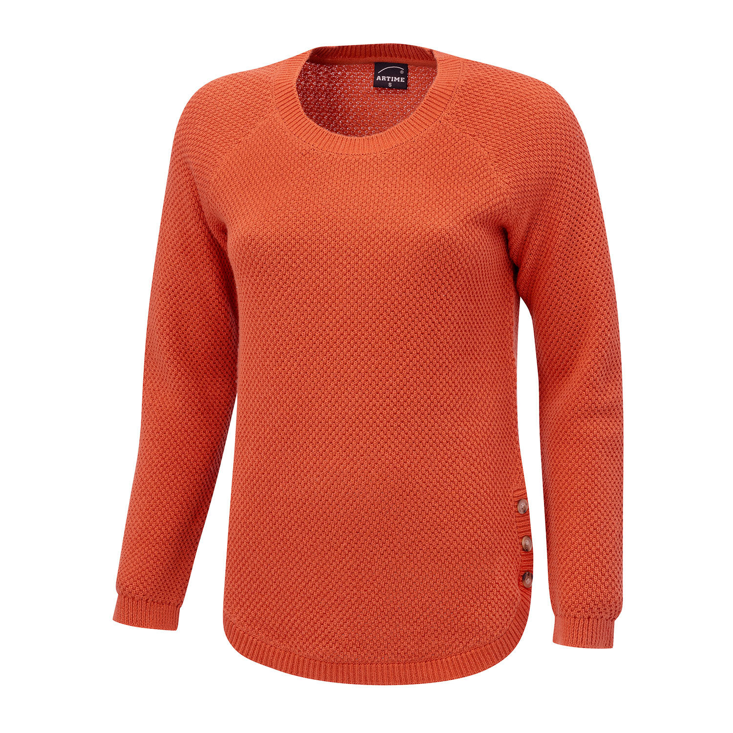 Damen Strickpullover mit Struktur