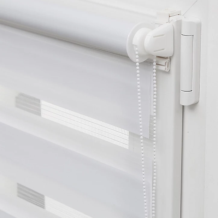 Store enrouleur jour/nuit sans perçage 40 x 120 blanc Madeco