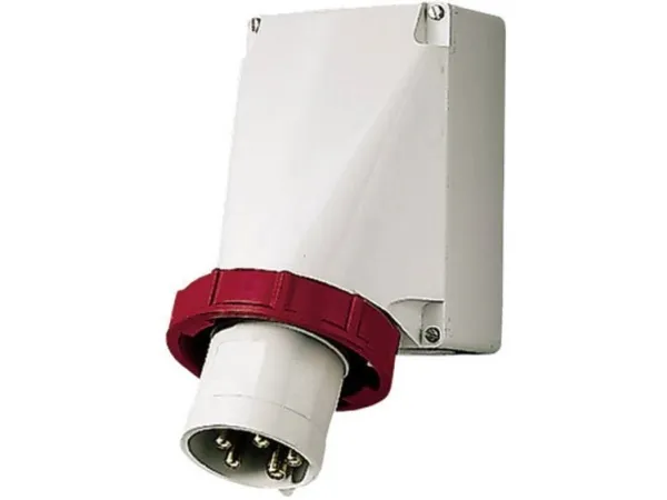 MENNEKES 361, Lige, 400 V, Rød, Hvid, IP67, 1 stk