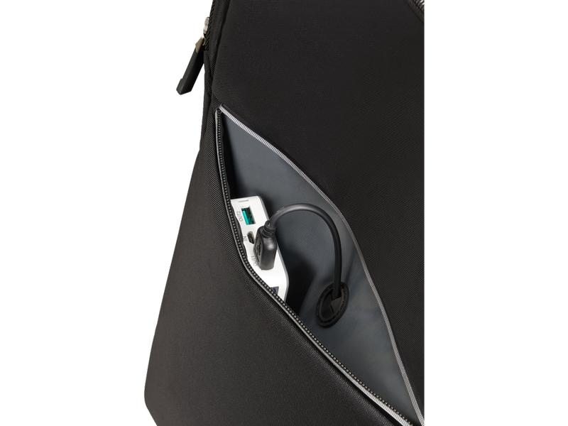 Samsonite Notebook-Rollkoffer Litepoint Schwarz Rollkoffer für Laptops bis 17.3