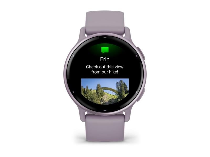 GARMIN GPS-Sportuhr Vivoactive 5 Orchid Smartwatch