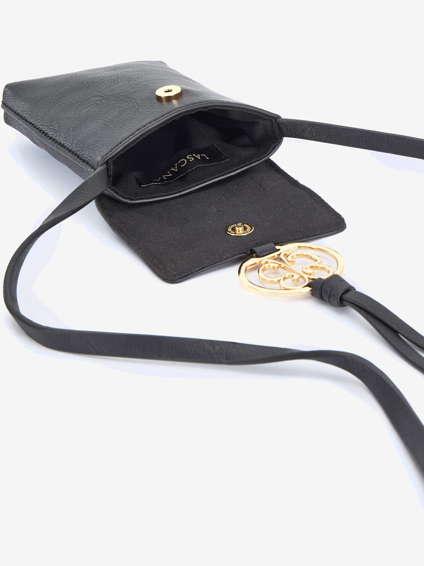 Sac en bandoulière pochette pour téléphone tendance avec détails couleur or