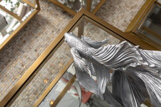 KARE DESIGN Dekofigur BETTA FISH silberfarbig