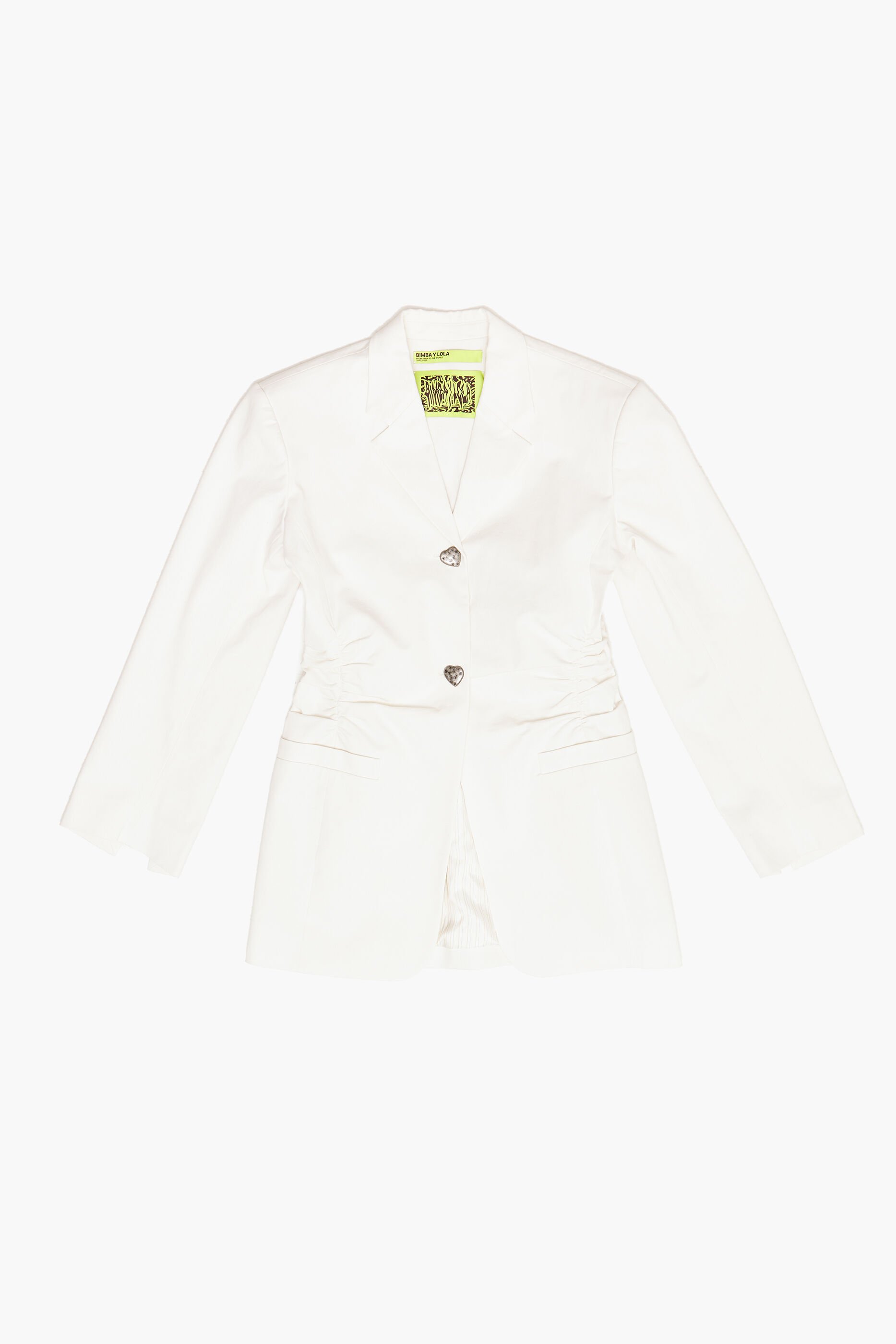 blazer de algodão cru