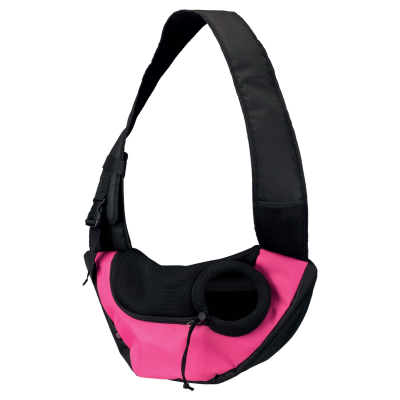 Trixie Fronttasche Sling 50×25×18cm pink-schwarz