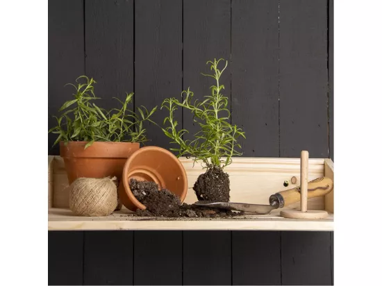 Table murale rabattable en bois