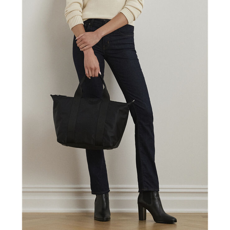 Lauren Ralph Lauren REFINED NYLON/WEB-STEVIE TP ZP-TTE- Black/black
