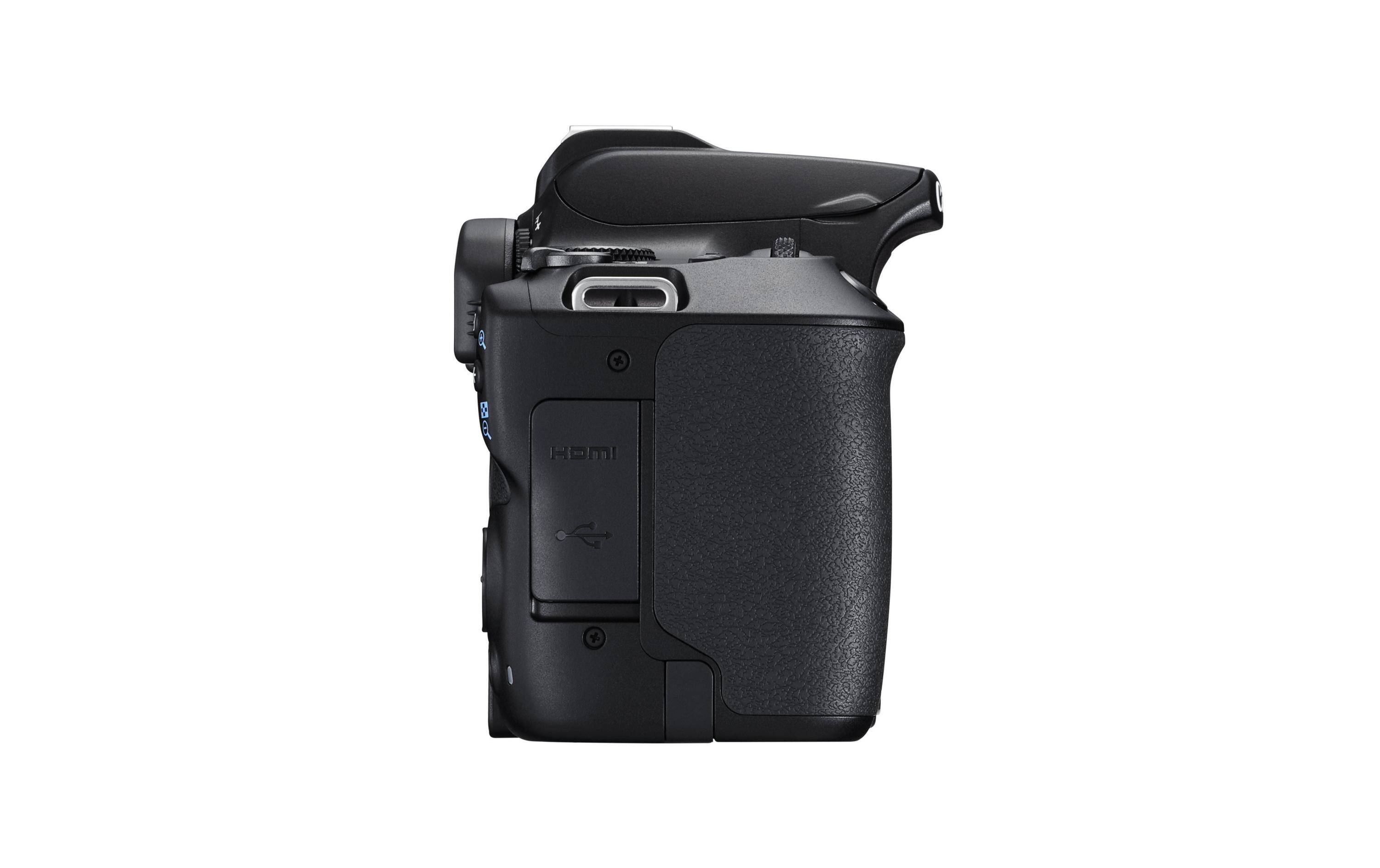 Fotokamera EOS 250D Body<br>Kompakte DSLR mit 24.1 Megapixeln und 4K-Videoauflösung