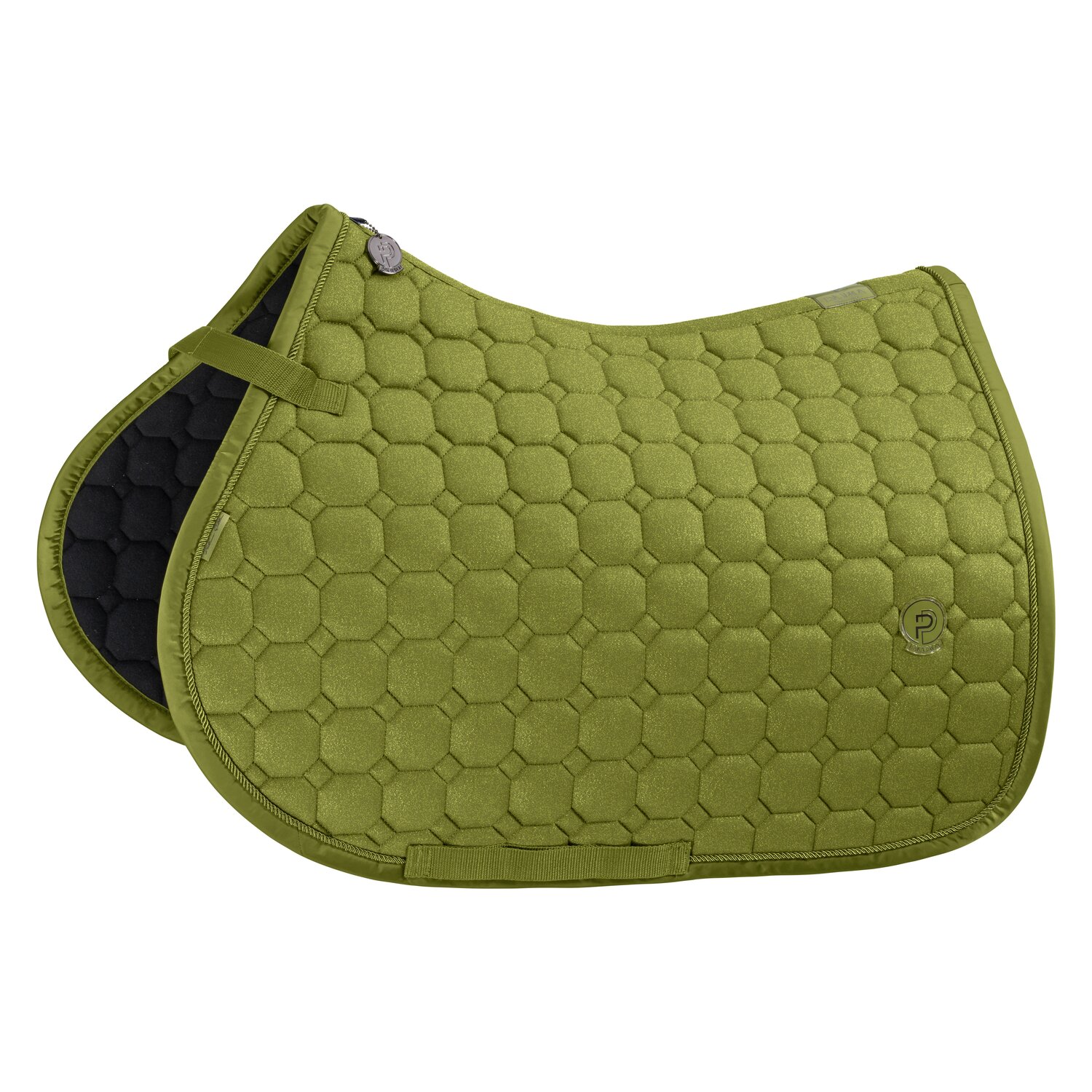 ESKADRON Platinum Schabracke Cotton Glitter - moss green